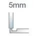 Петля T-type-i TeraBlack Glissando 110/48/5 арт.701-0BS0-956-00 - 4