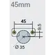Петля T-type TeraBlack 170/45/0 арт.702-0EK0-956-00 - 8