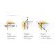 Петля мебельная Titus S-Type Plus PUSH 90 градусов 110/45/9 мм. арт.915-0007-050-0X - 1