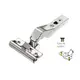Петля мебельная Titus T-Type Glissando угловая 45 градусов с доводчиком 110/48/17 мм и cистемой ускоренной сборки Easy-fix Арт: 701-0C56-650-00