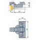 Петля B-type i3 с доводчиком Glissando угловая 30 110/45/9 мм арт.242-0924-650-00 - 5