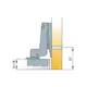 Монтажная планка петли Titus B-Type F2 мм. Арт: 244-0036-650-00 - 2
