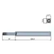 Толкатель Push Latch S3, с направляющей, черный арт.915-9278-390-00 - 2