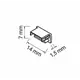 PLMJ989-00823-418-V2 Светодиодный светильник Polarus micro sensor 989mm 4.5W/12VDC 6000K алюминиевый с 2м проводом