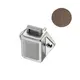 917-9814-370 Замок Push Lock Mini 9291, коричневый (B1501092)