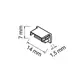 PLMJ989-00823-418-V2 Светодиодный светильник Polarus micro sensor 989mm 4.5W/12VDC 6000K алюминиевый с 2м проводом - 1