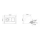 CORNER-ALU-1G1W-DE-1 Розетка CORNER BOX 1xSchuco(розетка), 1 выключатель - 1