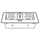 KOMB-CZ-2DE-USB-M1W Удлинитель KOMBIBOX 2xSchuco(розетка) 2xUSB черный, провод 3 м - 2