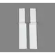 5011.11.20181 Левая сторона рамки для закрывания выреза сифона Banio Ninka, темно-серый - 3