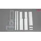 5012.90.20171 Средняя секция рамки для закрывания выреза сифона Banio Ninka, светло-серый - 4