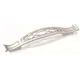 Ручка-скоба FS-131 128 серебро прованс/9003 белый матовый (ТЗ)