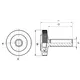 300G006020Z Опора регулируемая 6MAX20 - 1