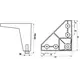 Рег. ножка-опора H-041 110 черный RAL 9005 матовый - 1