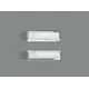 5015.11.20181 Левый фиксатор рамки для закрывания выреза сифона Banio Ninka, темно-серый